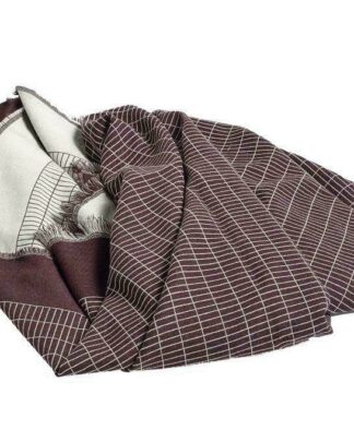 Hay checked out merino wol plaid (nieuw)