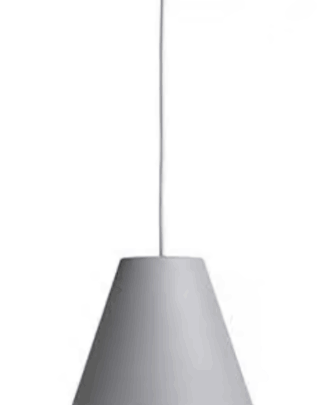 Hay Sinker design lamp small grijs