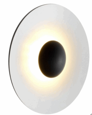 Marset Ginger 42C wandlamp zwart / wit